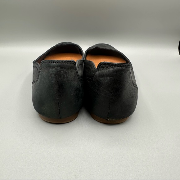 Lucky Brand Arin Ballet Flats Women 8M Black Slip On Leather Square Toe - Picture 5 of 9